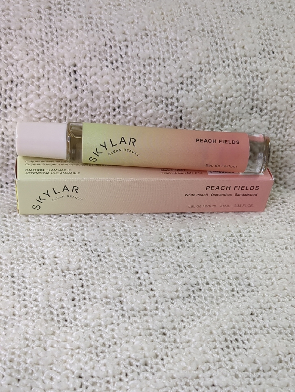 Skylar Clean Beauty Peach Fields Rollerball, 10ml/0.33fl oz